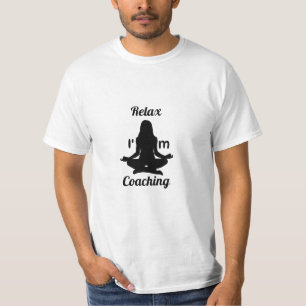 Camiseta Relaxe, estou treinando T-Shirts, treinando mulher