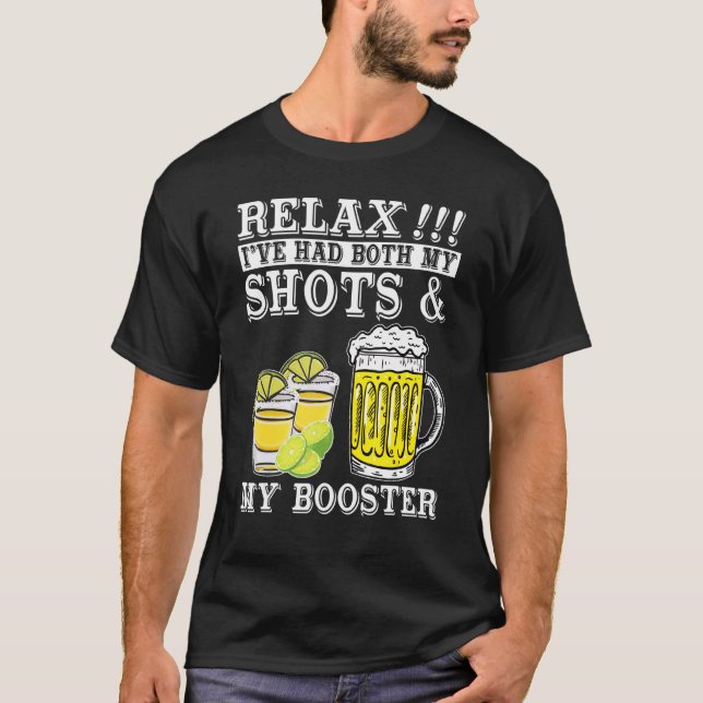Camiseta Relaxe, eu tenho meus sapatos e meu Drinki de refo (Frente)