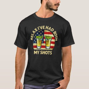 Camiseta Relaxe Eu Tirei Meus Sapatos Engraçada Tequila Vac