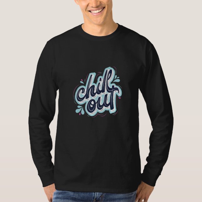 Camiseta Relaxe Fazer Uma Pausa Relaxando Alegrar (Frente)