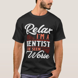 Camiseta Relaxe Im Dentista Engraçado Dentista FTA2x023