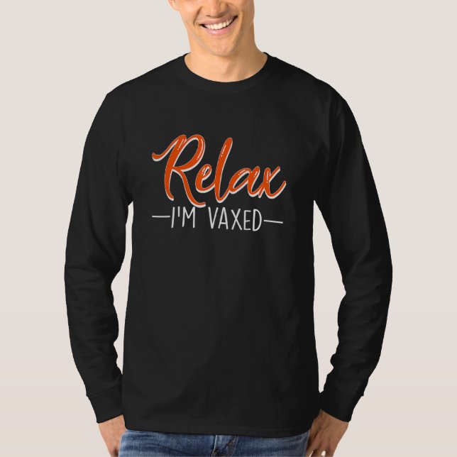 Camiseta Relaxe Im Vacina Humor Totalmente Vacinada (Frente)