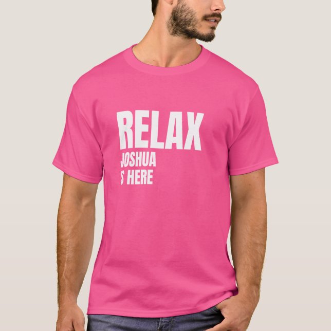 Camiseta Relaxe Joshua Está Aqui Nomes De Nascimento Popula (Frente)