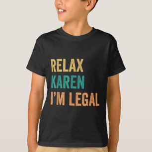 Camiseta Relaxe Karen Im Legal Engraçado Mexicano