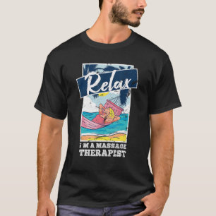 Camiseta Relaxe Numa Terapêutica De Massagem Fisioterapeuta
