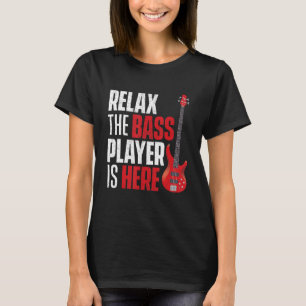 Camiseta Relaxe O Jogador De Bass Está Aqui