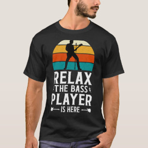 Camiseta Relaxe O Jogador De Bass Está Aqui - Vintage Music