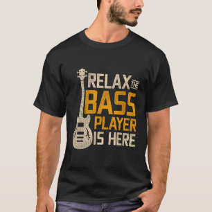 Camiseta Relaxe O Jogador De Bass Está Aqui, Violão De Bass