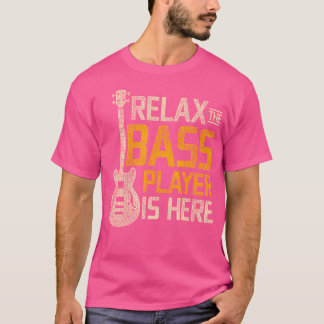 Camiseta Relaxe O Jogador De Bass Está Aqui, Violão De Bass