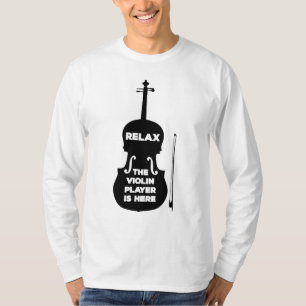 Camiseta Relaxe, o Jogador de Violino está aqui
