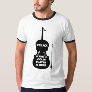 Camiseta Relaxe, o Jogador de Violino está aqui