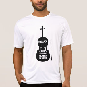 Camiseta Relaxe, o Jogador de Violino está aqui