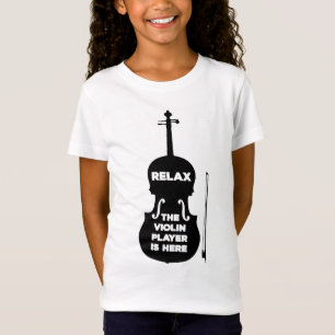 Camiseta Relaxe, o Jogador de Violino está aqui