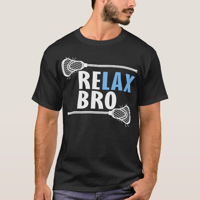Camiseta relaxe o mano lacrosse (Frente)