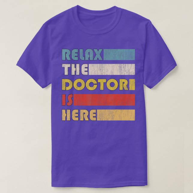 Camiseta Relaxe O Médico Do Doutorado (Frente do Design)