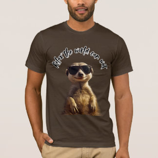 Camiseta Relaxe – O Mundo Pode Esperar | Meerkat Legal com