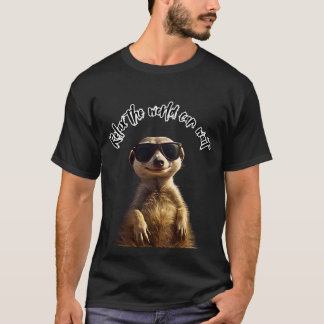 Camiseta Relaxe – O Mundo Pode Esperar | Meerkat Legal com