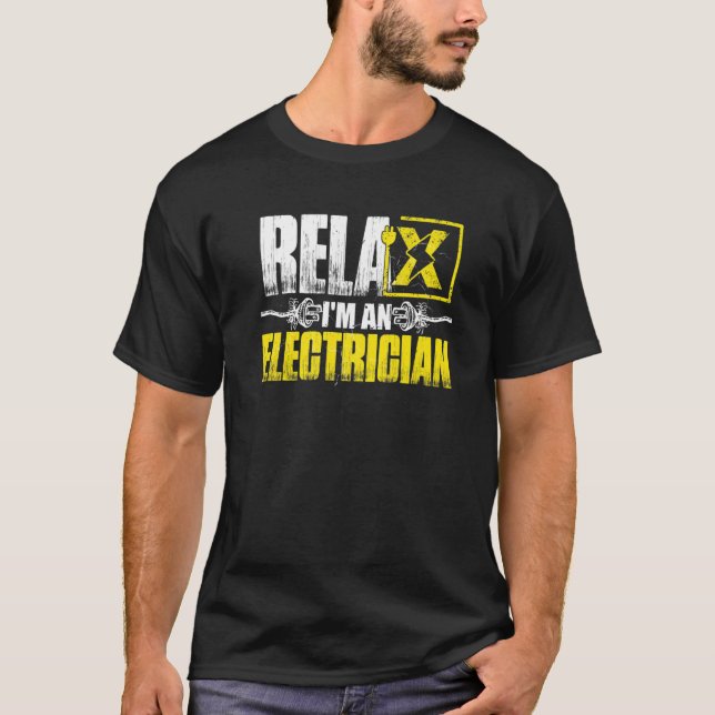 Camiseta Relaxe, Sou Um Elétrico (Frente)