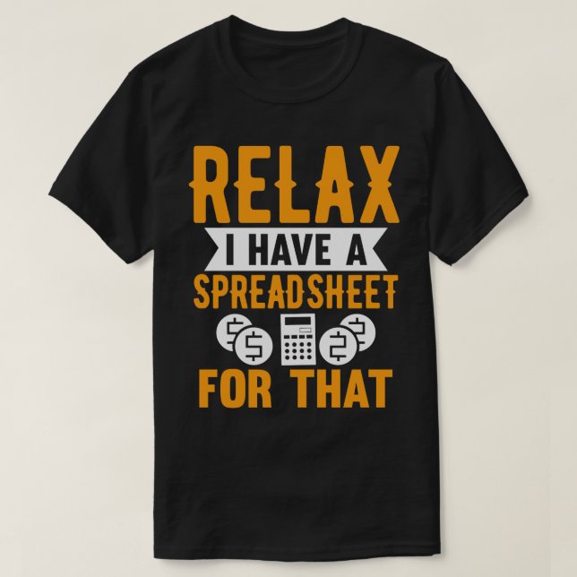 Camiseta Relaxe Tenho Um Folheto Para Essa Conta Engraçada (Frente do Design)