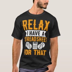 Camiseta Relaxe Tenho Um Folheto Para Essa Conta Engraçada
