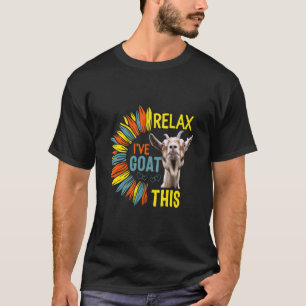Camiseta Relaxo de girassol Eu tenho ido a esse animal de c