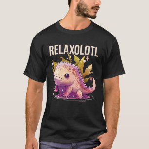 Camiseta Relaxolotl Axolotl Anfíbio mexicano