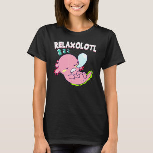 Camiseta Relaxolotl Axolotl Relaxe Axolotl Salamander Lizar