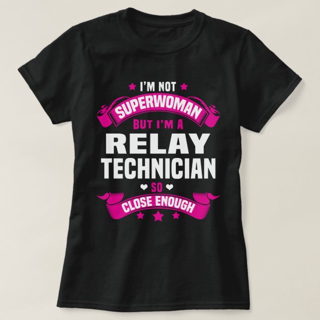 Camiseta Relay Technician (Frente do Design)