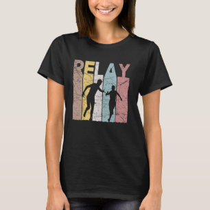 Camiseta Relay Vintage Relay Race Retro Relay Executando