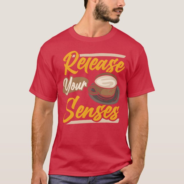 Camiseta Release Your Senses vintage (Frente)