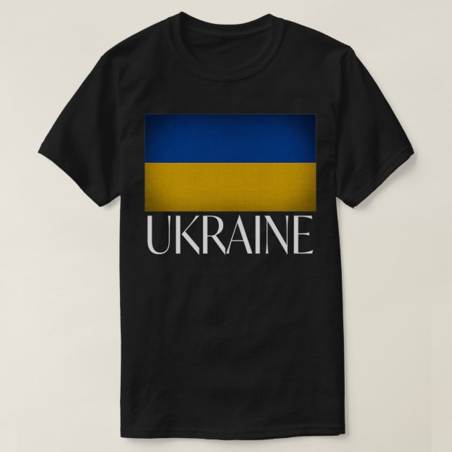 Camiseta Relentless Designs Ukraine Flag Ukrainian Pride Pr (Frente do Design)