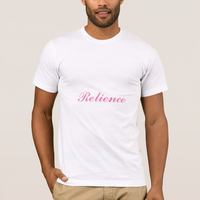 Camiseta Relience Amarela Bird (Frente)