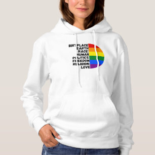 Camiseta Religião Amor Liberdade Pessoas Arco-Íris