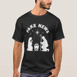 Camiseta Religião Anti-Natal Ateus Notícias Falso Natividad
