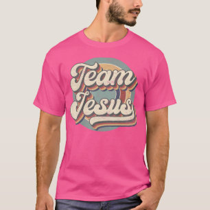 Camiseta Religião Cristã de Bíblias da Equipe Retro Jesus