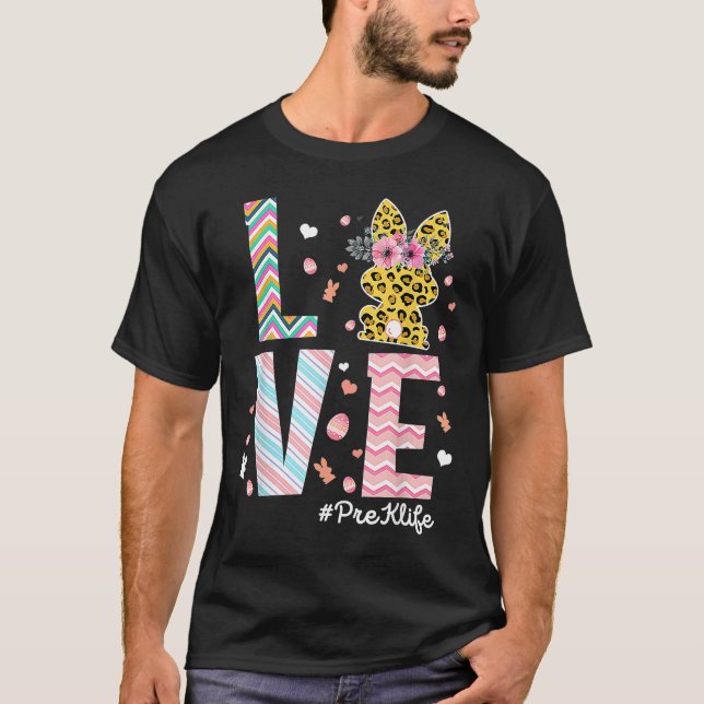 Camiseta Religião Cristã para o Dia da Páscoa de Amor (Frente)