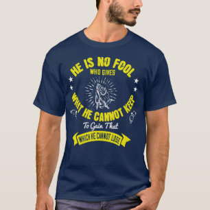 Camiseta Religião Deus Não É Tolo Dando O Que Ele Não Pode 