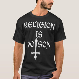Camiseta Religião é Ateísta Venenosa Occulta sem Deus