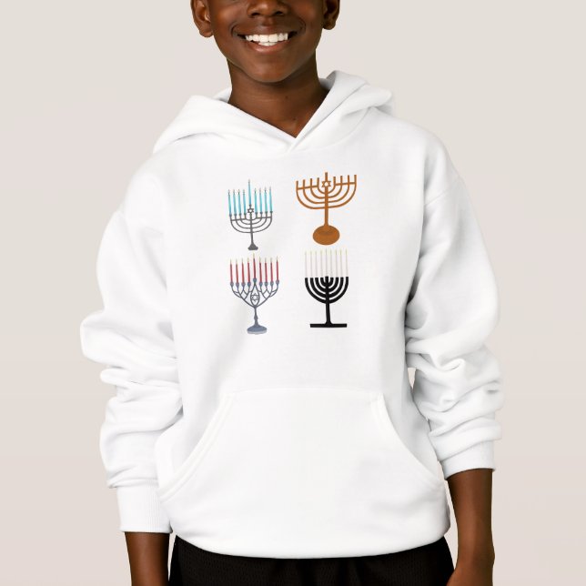 Camiseta Religião Judaica Hanukkah (Frente)