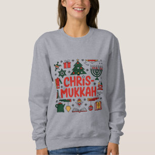 Camiseta Religião Judia de Natal Chrismukkah Hanukkah