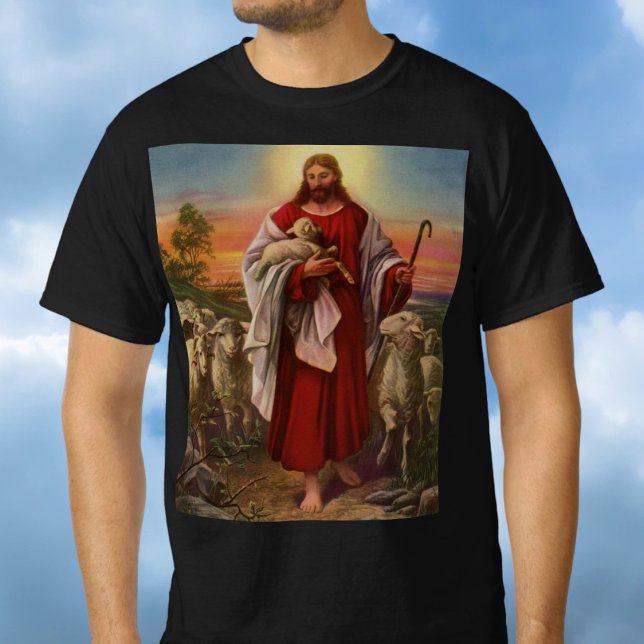 Camiseta Religião Vintage, Cristo do Bando Pastor (Criador carregado)