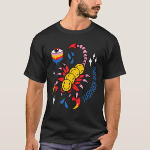 Camiseta Religião Voodoo Sorceria Mágica Feliz Escorpião