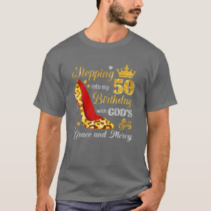 Camiseta Religiosa Cristã De 50 Anos De Idade, Aniversário