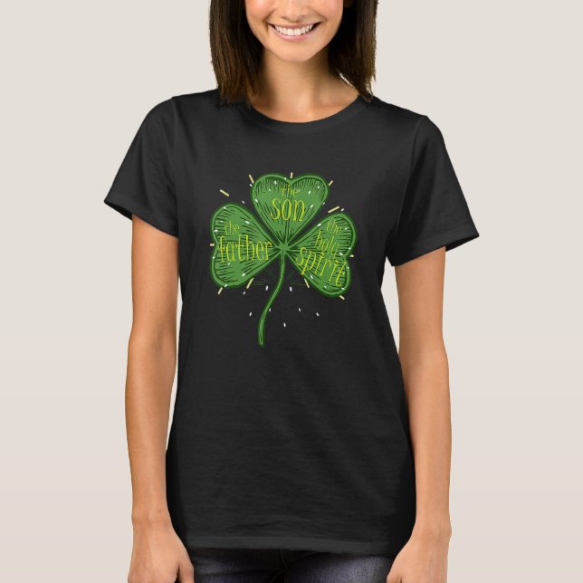 Camiseta Religious Christian Catholic St Patricks Day Irish (Frente)