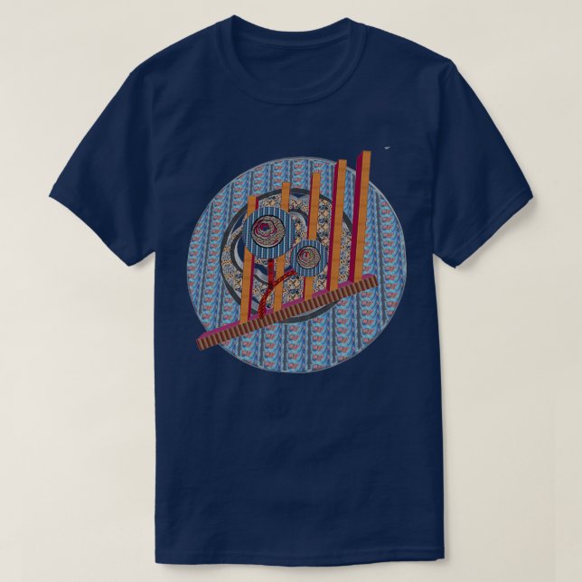 Camiseta relíquia de rosa (Frente do Design)