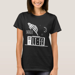 Camiseta Relógio Alarme Vida Soneca Engraçado