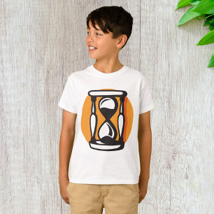 Camiseta Relógio de Areia Retro Minimalista Tempo