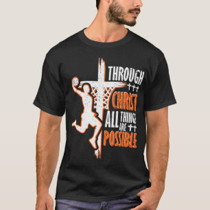 Camiseta Relógio de Basquete Cristão Jesus Cristo