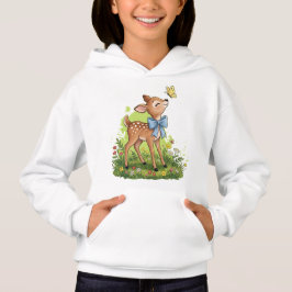 Camiseta Relógio de Bolso Dourado com Bambi e Borboleta Cap