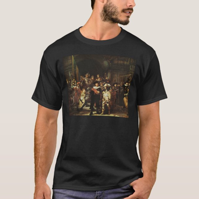Camiseta Relógio de noite (Frente)